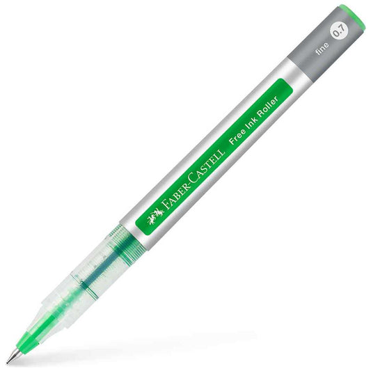 FABER CASTELL Tintenroller Free Ink fine 0,7mm grasgrün