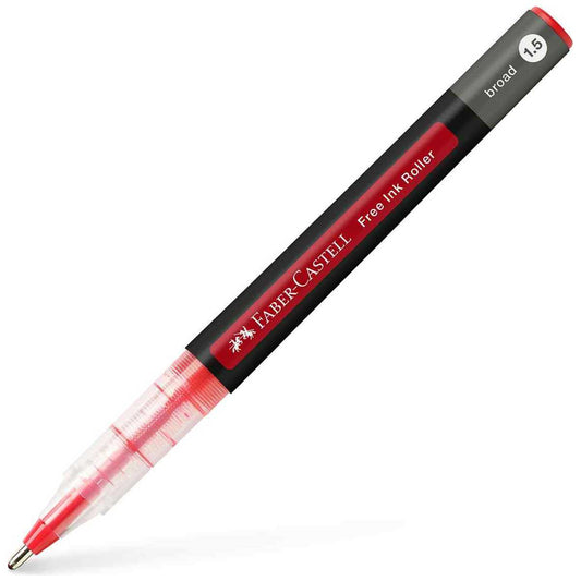 FABER CASTELL Tintenroller Free Ink broad 1,5mm rot