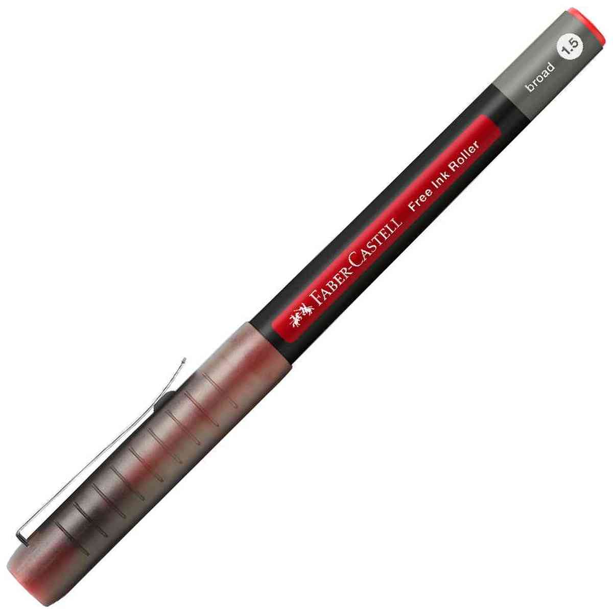 FABER CASTELL Tintenroller Free Ink broad 1,5mm rot
