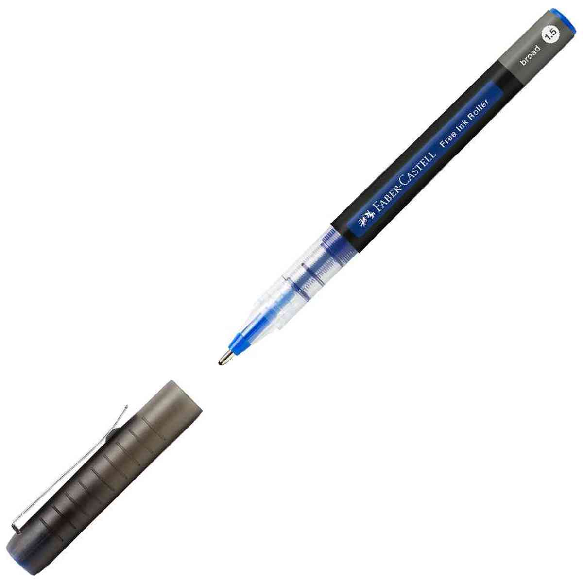 FABER CASTELL Tintenroller Free Ink broad 1,5mm blau
