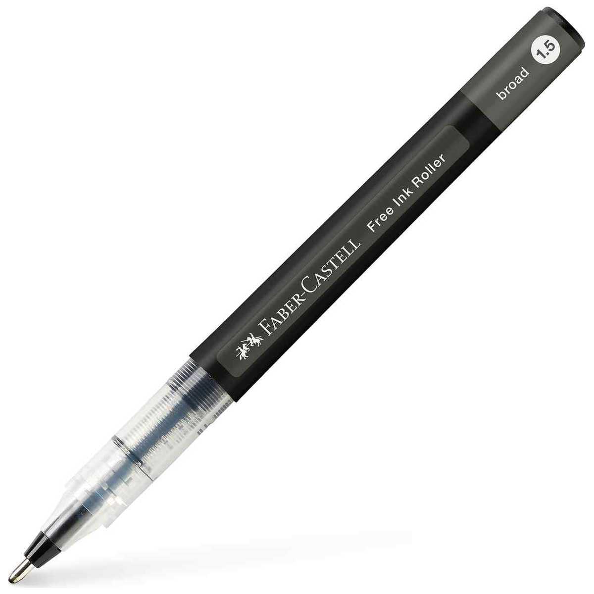 FABER CASTELL Tintenroller Free Ink broad 1,5mm schwarz