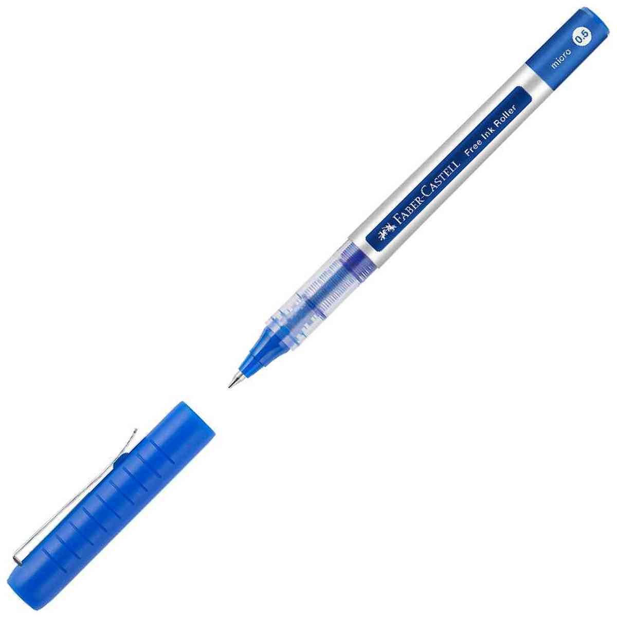 FABER CASTELL Tintenroller Free Ink micro 0,5mm blau