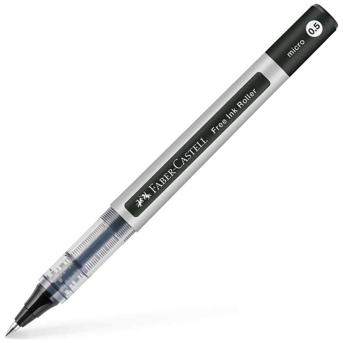 FABER CASTELL Tintenroller Free Ink micro 0,5mm schwarz