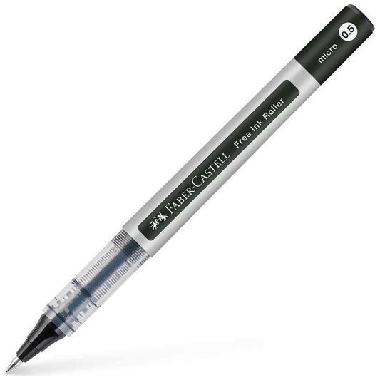 FABER CASTELL Tintenroller Free Ink micro 0,5mm schwarz