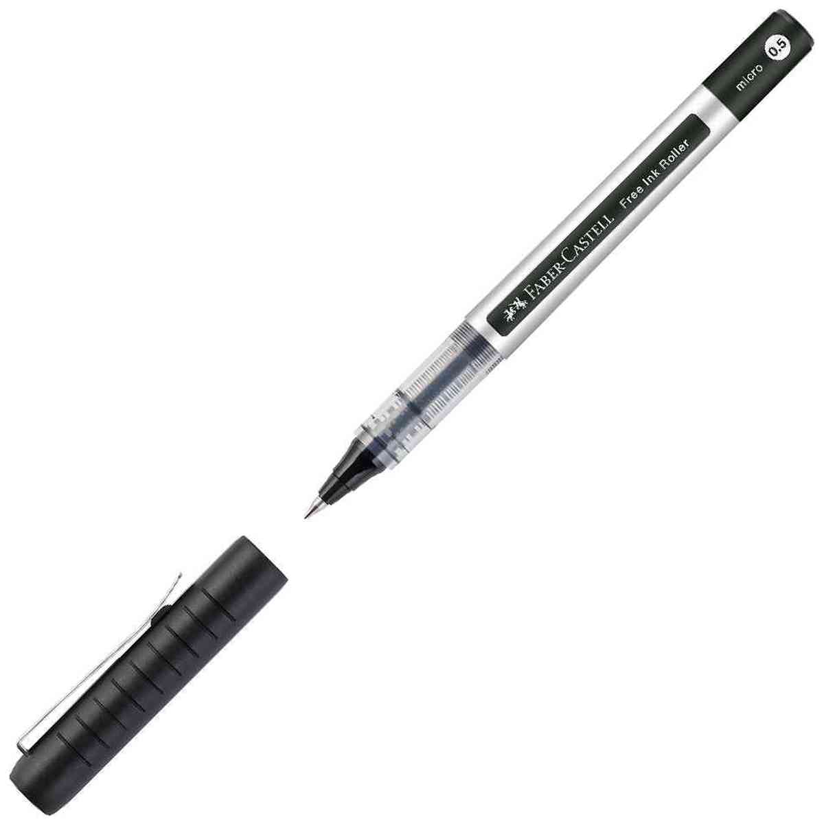 FABER CASTELL Tintenroller Free Ink micro 0,5mm schwarz