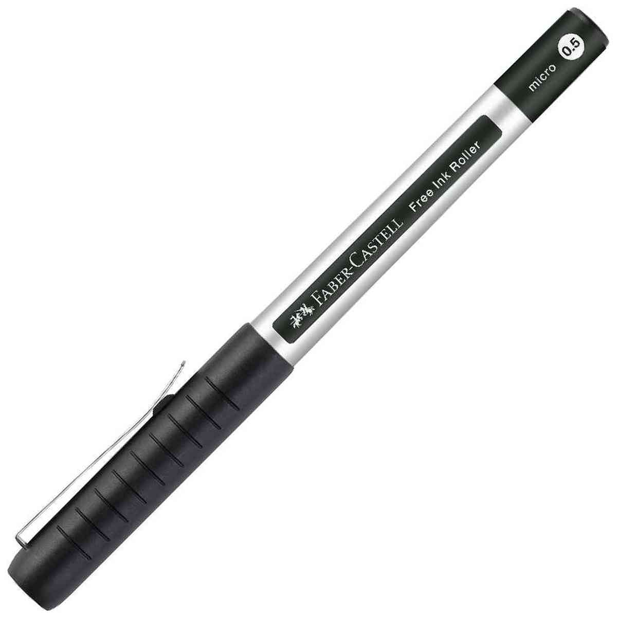 FABER CASTELL Tintenroller Free Ink micro 0,5mm schwarz