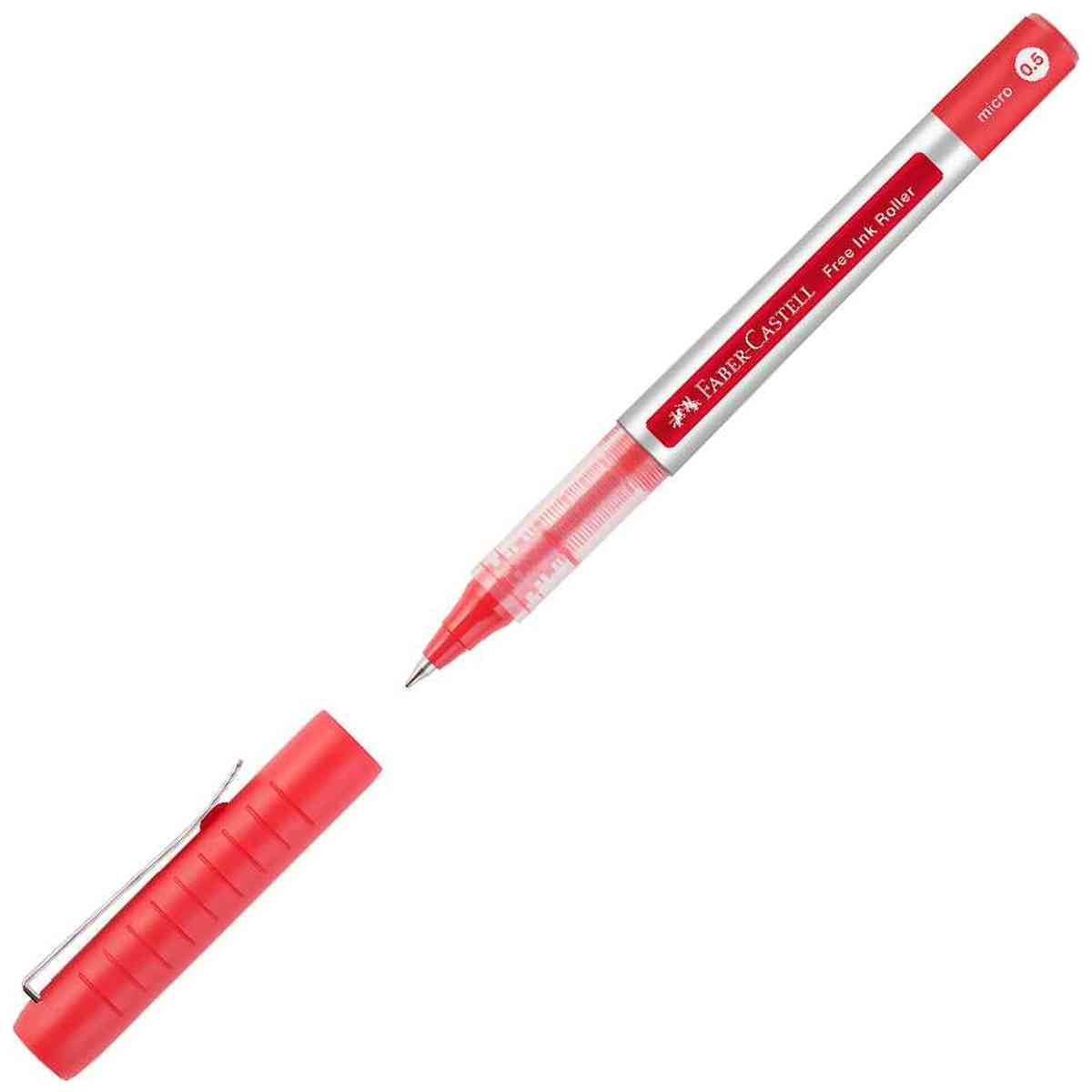 FABER CASTELL Tintenroller Free Ink micro 0,5mm rot