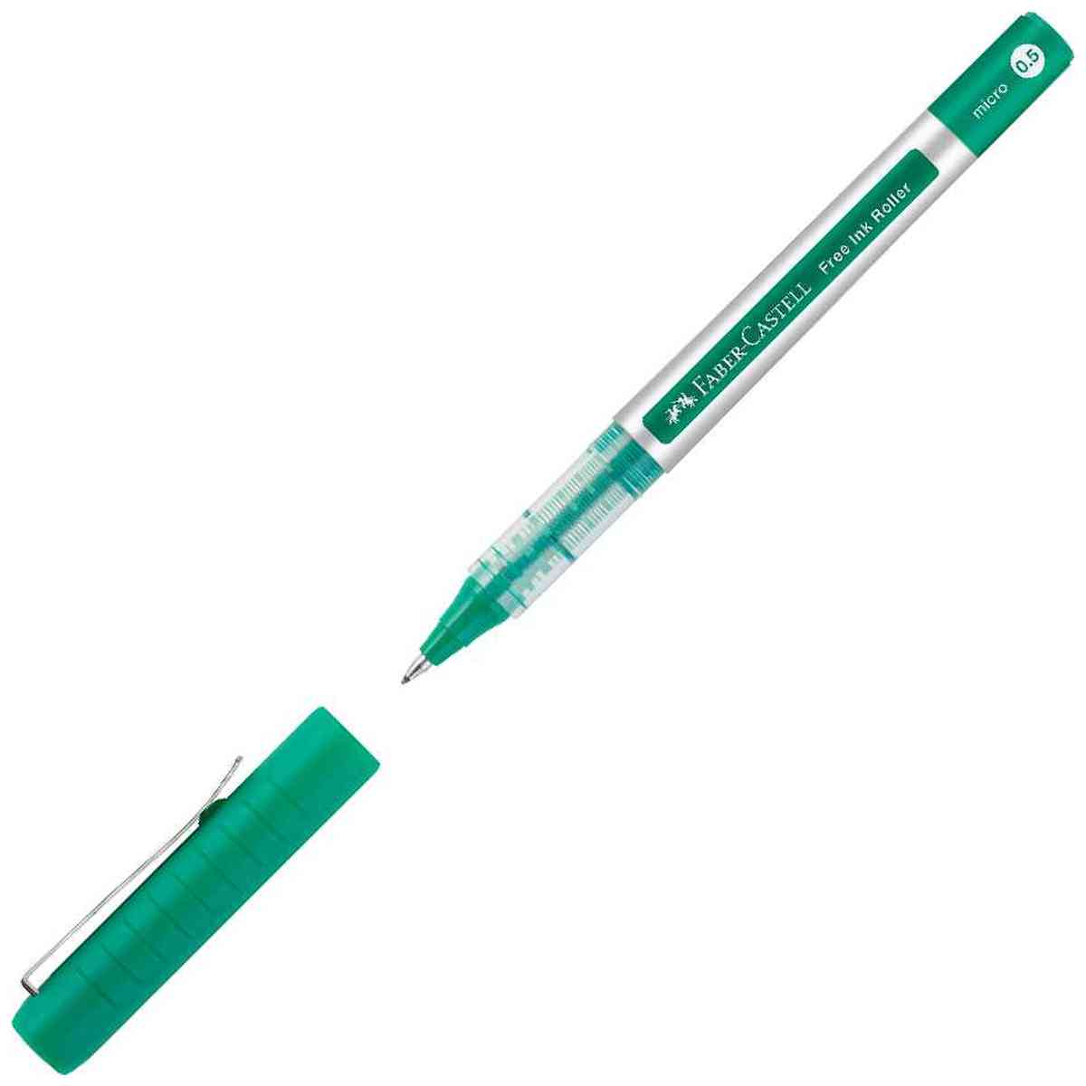FABER CASTELL Tintenroller Free Ink micro 0,5mm grün