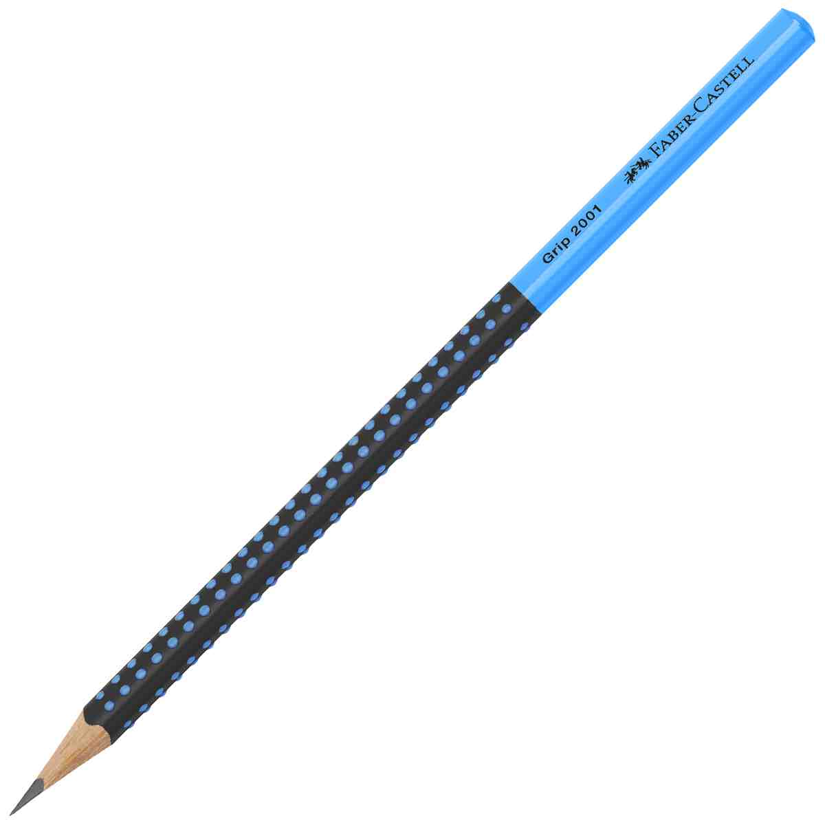 FABER CASTELL Bleistift GRIP 2001 Nr. 2 1/2 HB schwarz / blau