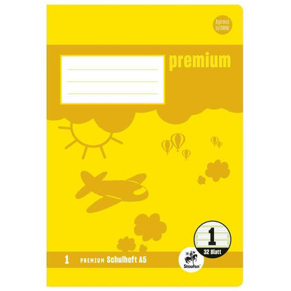 STAUFEN Premium Heft A5 32 Blatt LIN 1