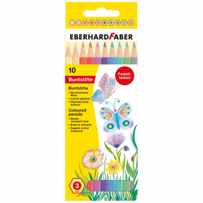 EBERHARD FABER Farbstifte Pastell 10 Farben