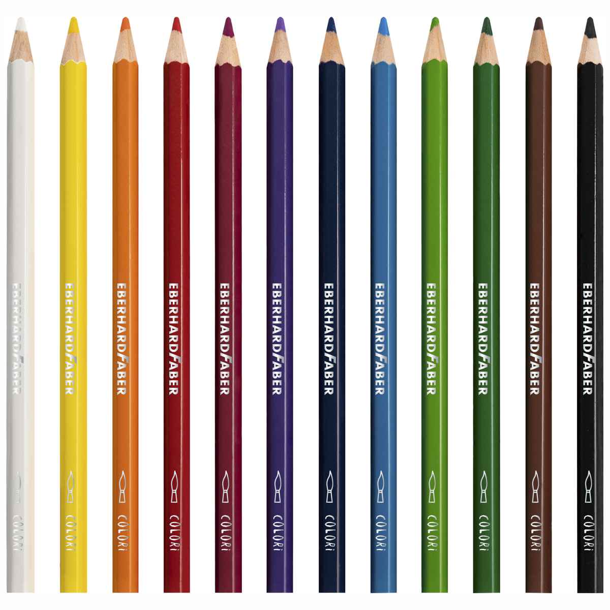 EBERHARD FABER Aquarell Farbstift 12 Farben + Pinsel GRATIS