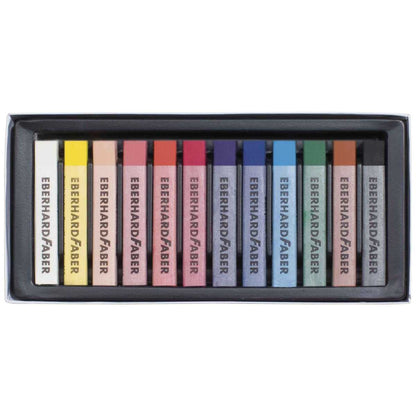 EBERHARD FABER Soft Pastellkreiden 12 Farben im Kartonetui