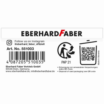 EBERHARD FABER Kombi - Tintenpatronen blau 5 Stück für PELIKAN LAMY FABER ONLINE