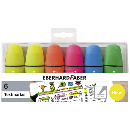 EBERHARD FABER Textmarker Mini Neon 6 Stück