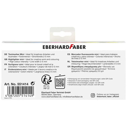 EBERHARD FABER Textmarker Mini Neon 6 Stück