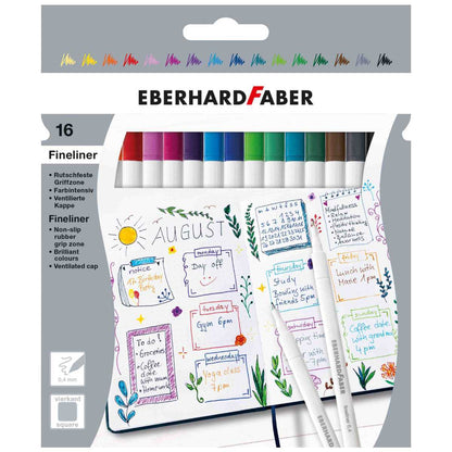 EBERHARD FABER Fineliner 0,4mm 16 Farben