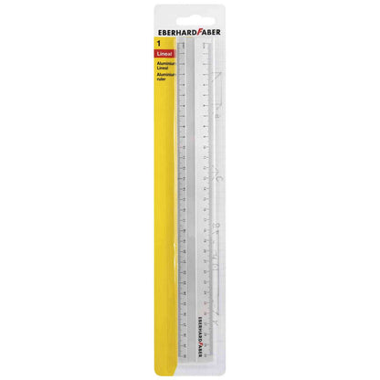 EBERHARD FABER Aluminiumlineal 30cm für Links- und Rechtshänder