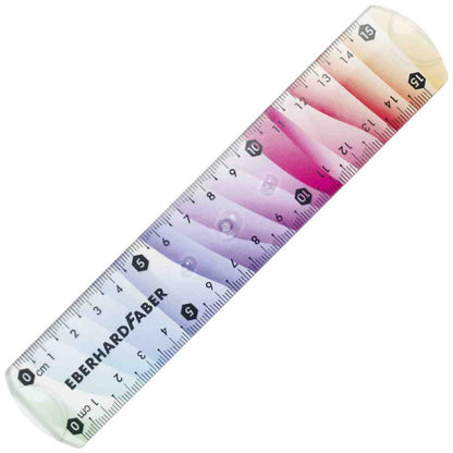 EBERHARD FABER Lineal rainbow flexibel 15cm für Links- und Rechtshänder
