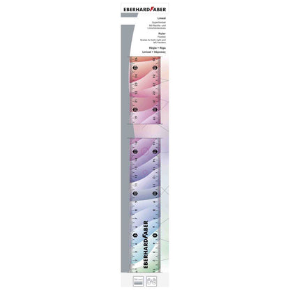 EBERHARD FABER Lineal rainbow flexibel 30cm für Links- und Rechtshänder