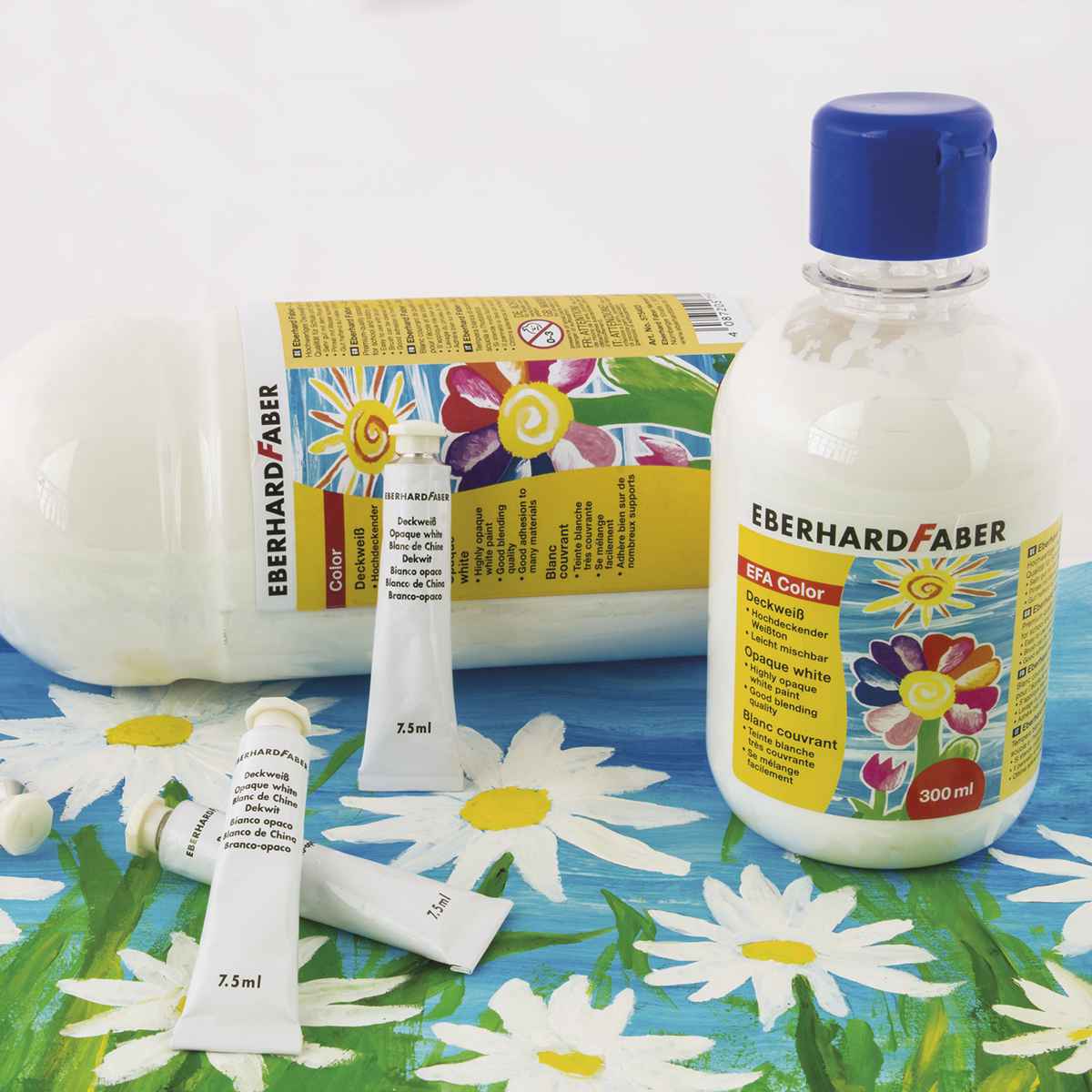 EBERHARD FABER Deckweiß EFA Color weiß 300 ml Flasche