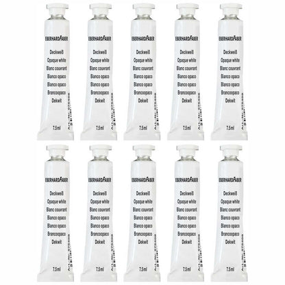 EBERHARD FABER Deckweiß EFA Color weiß 10 Tuben je 7,5ml im SPARPACK