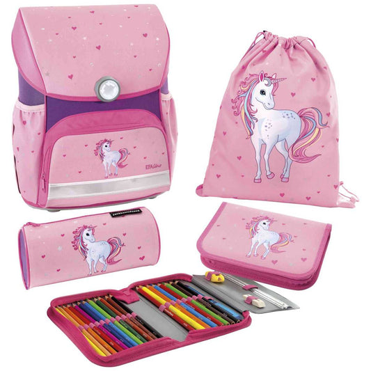 EBERHARD FABER Schulranzen Set EFAlino 4-teilig -EINHORN-