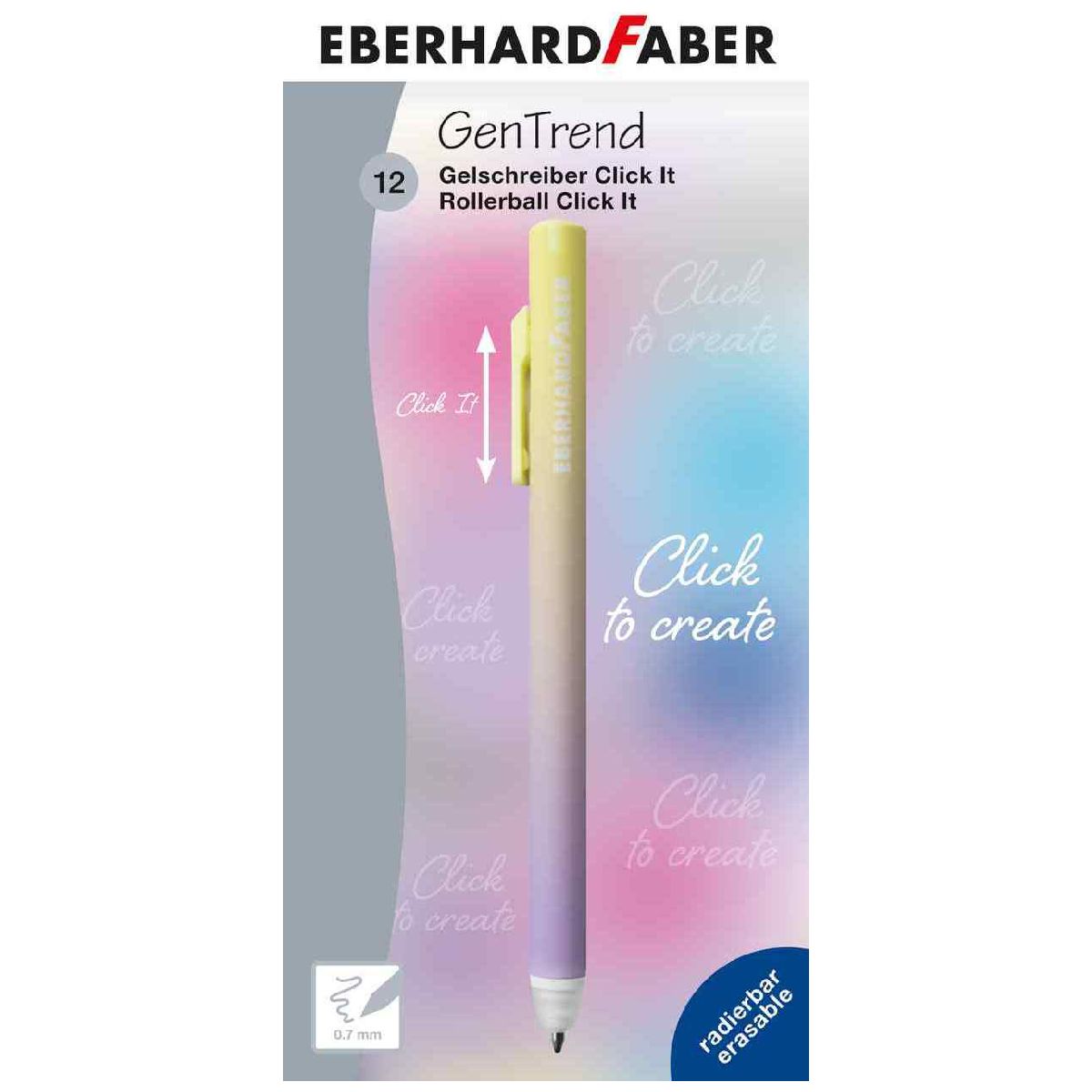 EBERHARD FABER Gelschreiber Animal Erase it! Deadly Cool