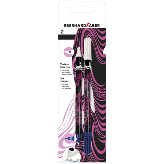 EBERHARD FABER Tintenlöscher M neonpink / schwarz 2 Stück