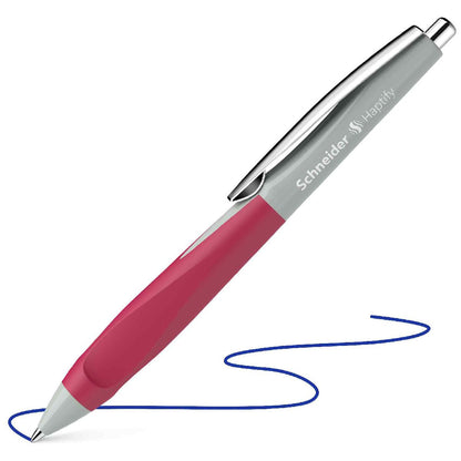 SCHNEIDER Kugelschreiber HAPTIFY salbei grau/magenta