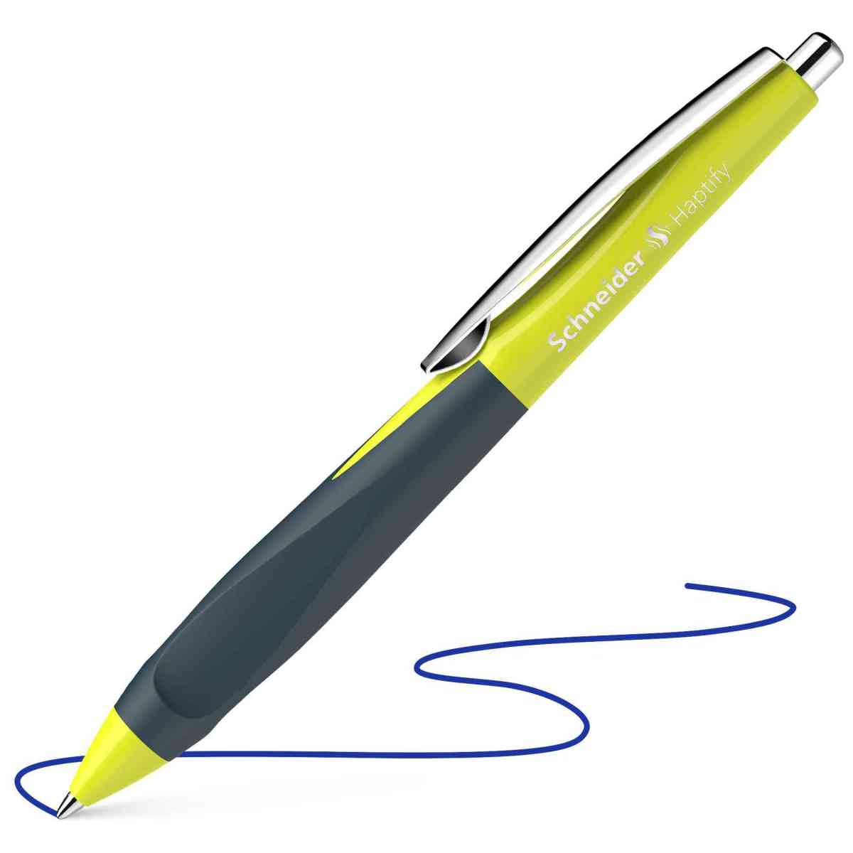 SCHNEIDER Kugelschreiber HAPTIFY gelb/deep ocean