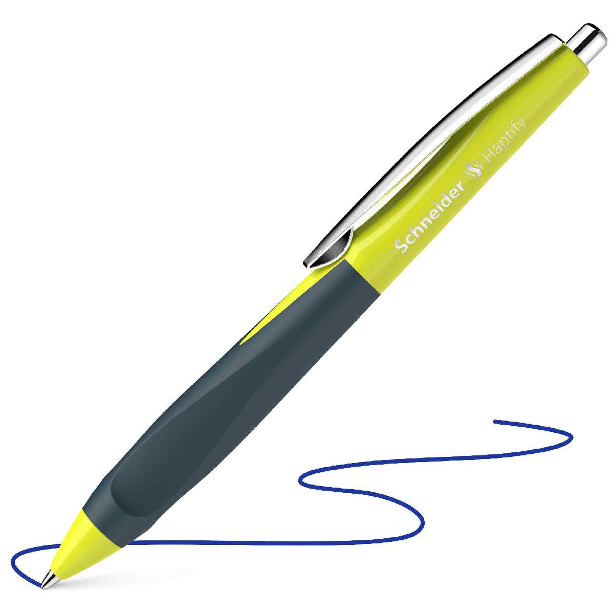 SCHNEIDER Kugelschreiber HAPTIFY gelb/deep ocean