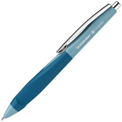 SCHNEIDER Kugelschreiber Haptify eisblau/petrol