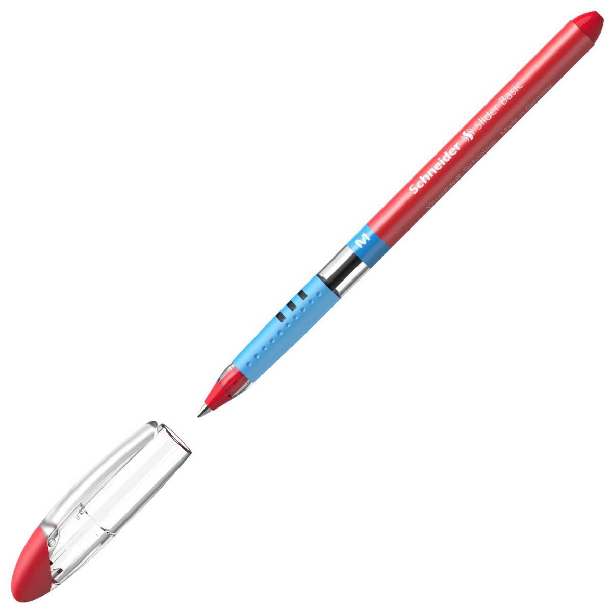 SCHNEIDER Kugelschreiber SLIDER BASIC M rot