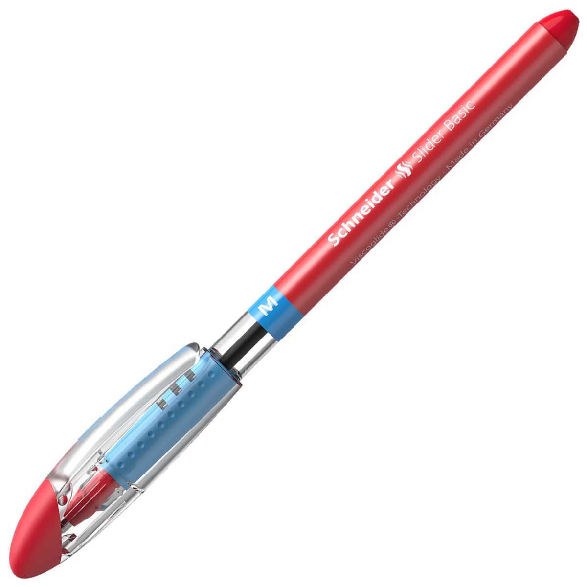 SCHNEIDER Kugelschreiber SLIDER BASIC M rot