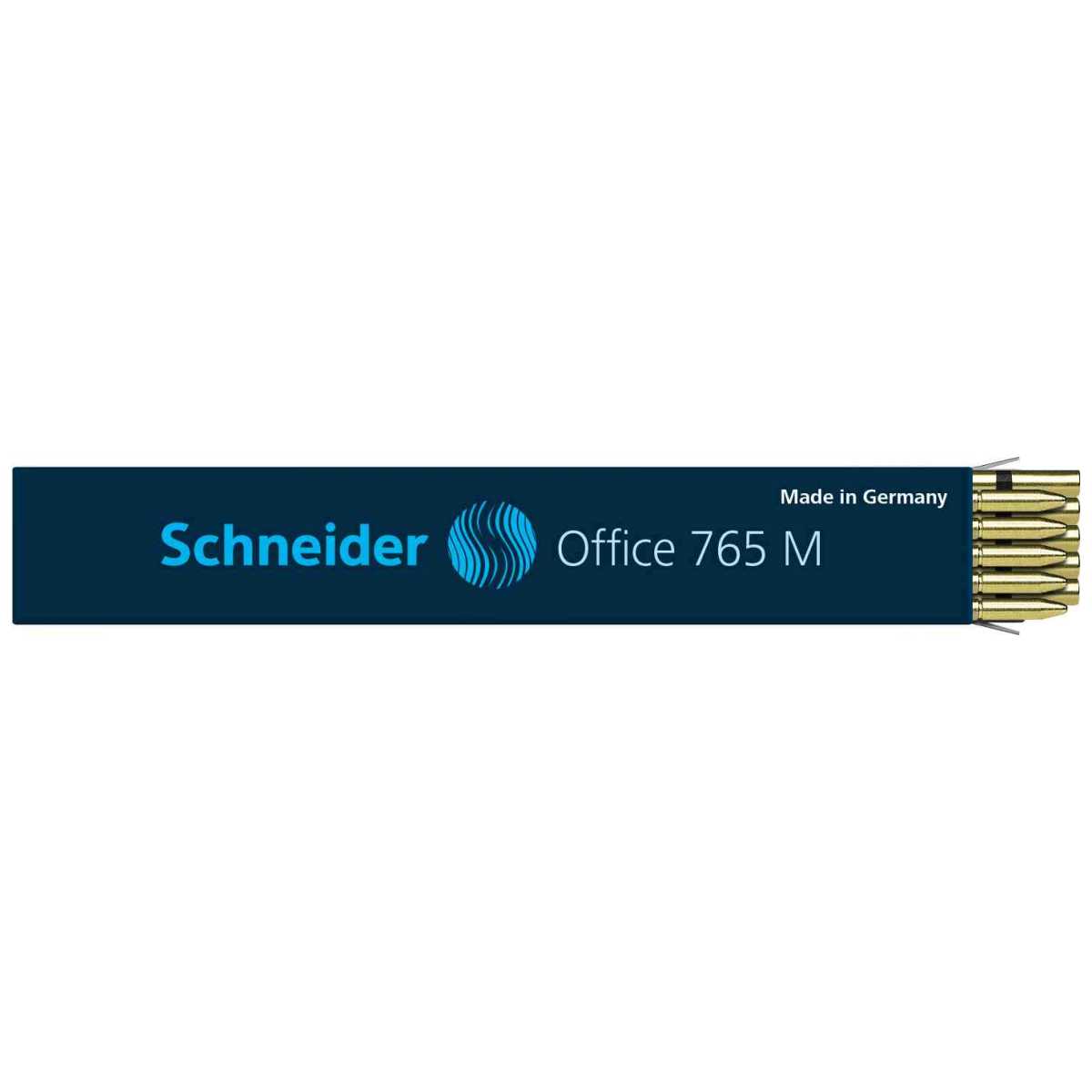 SCHNEIDER Kugelschreibermine 765 M schwarz 10 Stück