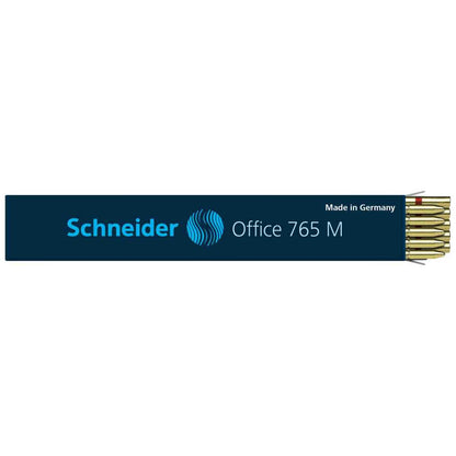 SCHNEIDER Kugelschreibermine 765 M rot 10 Stück