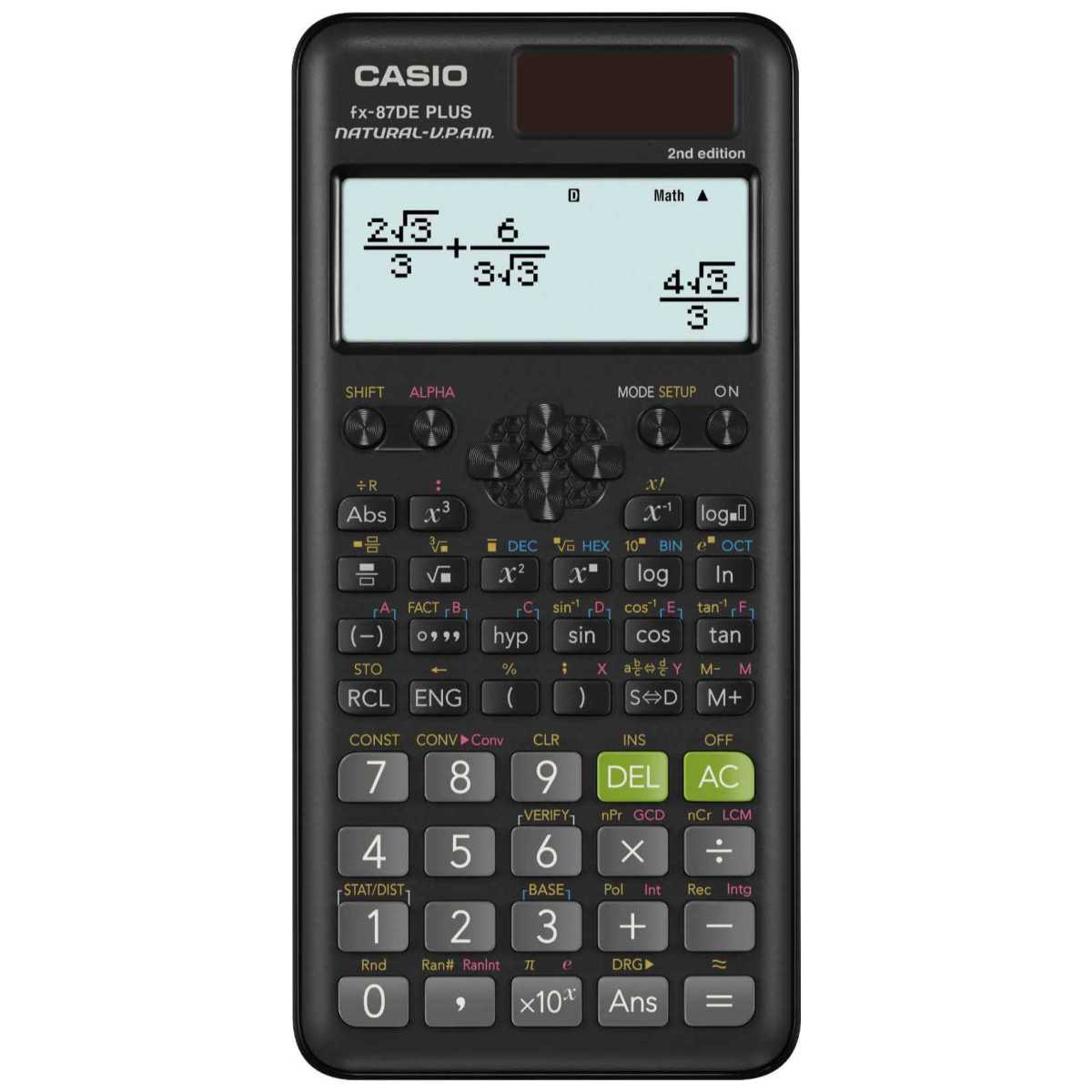 CASIO Schulrechner FX-87DE PLUS 2nd Edition