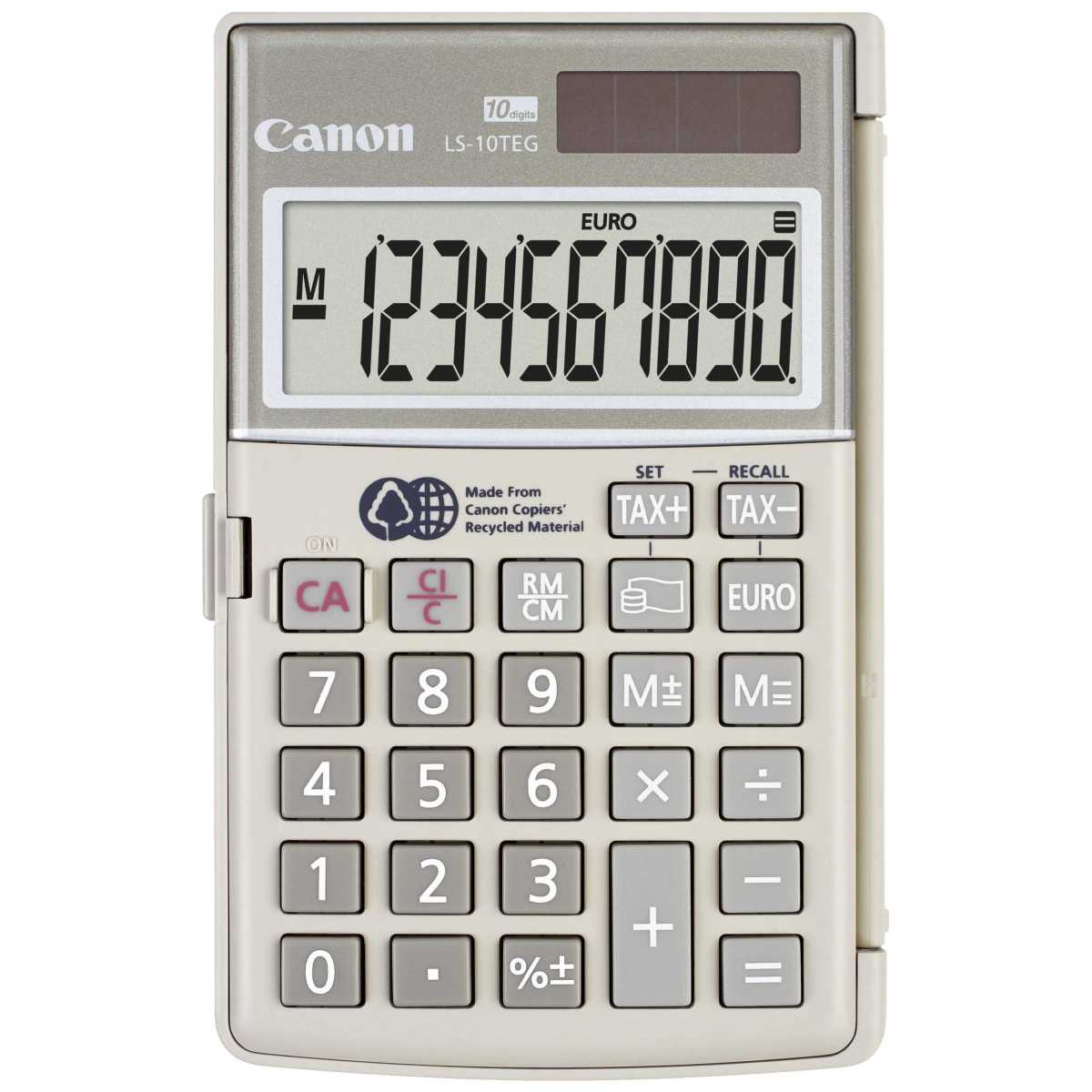 CANON Taschenrechner LS-10 TEG 10-stellig aus Recycling Material