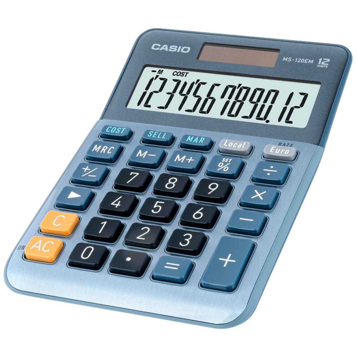 CASIO Taschenrechner MS-120 EM 12-stellig