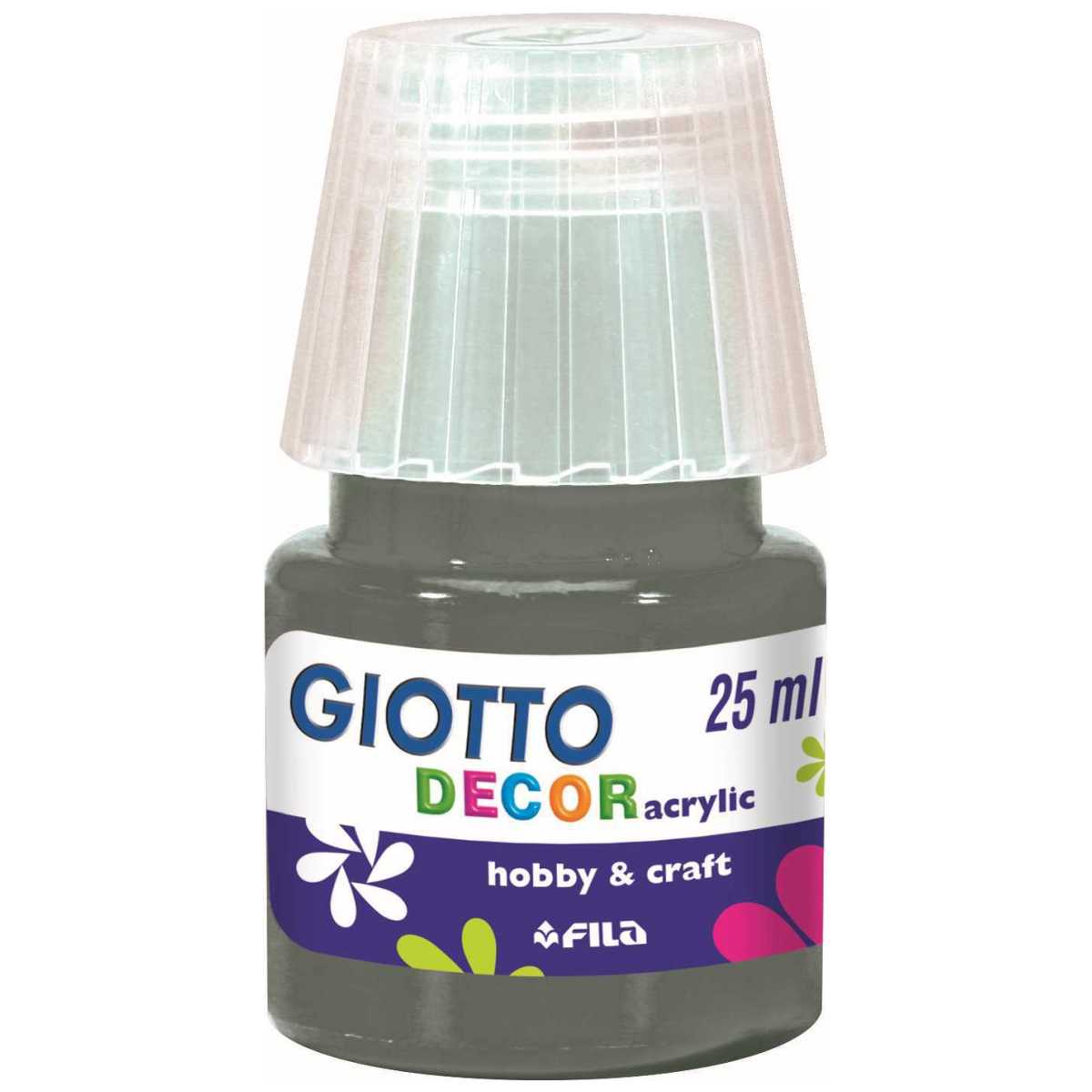 GIOTTO Acrylfarbe 25ml dunkelgrau (34)