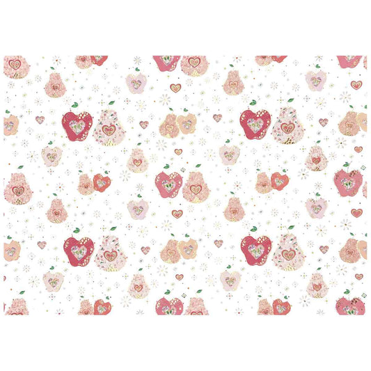 GOLDBUCH Geschenkpapier TURNOWSKY 50x70cm Apple & Pear in Love