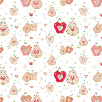 GOLDBUCH Geschenkpapier TURNOWSKY 50x70cm Apple & Pear in Love