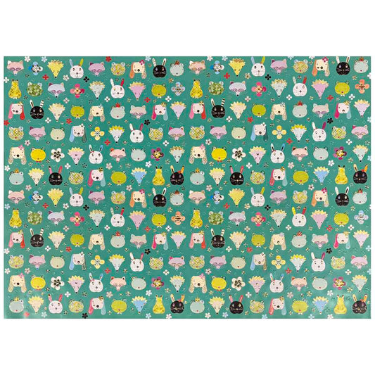 GOLDBUCH Geschenkpapier TURNOWSKY geprägt Golddruck 50x70cm Heads up