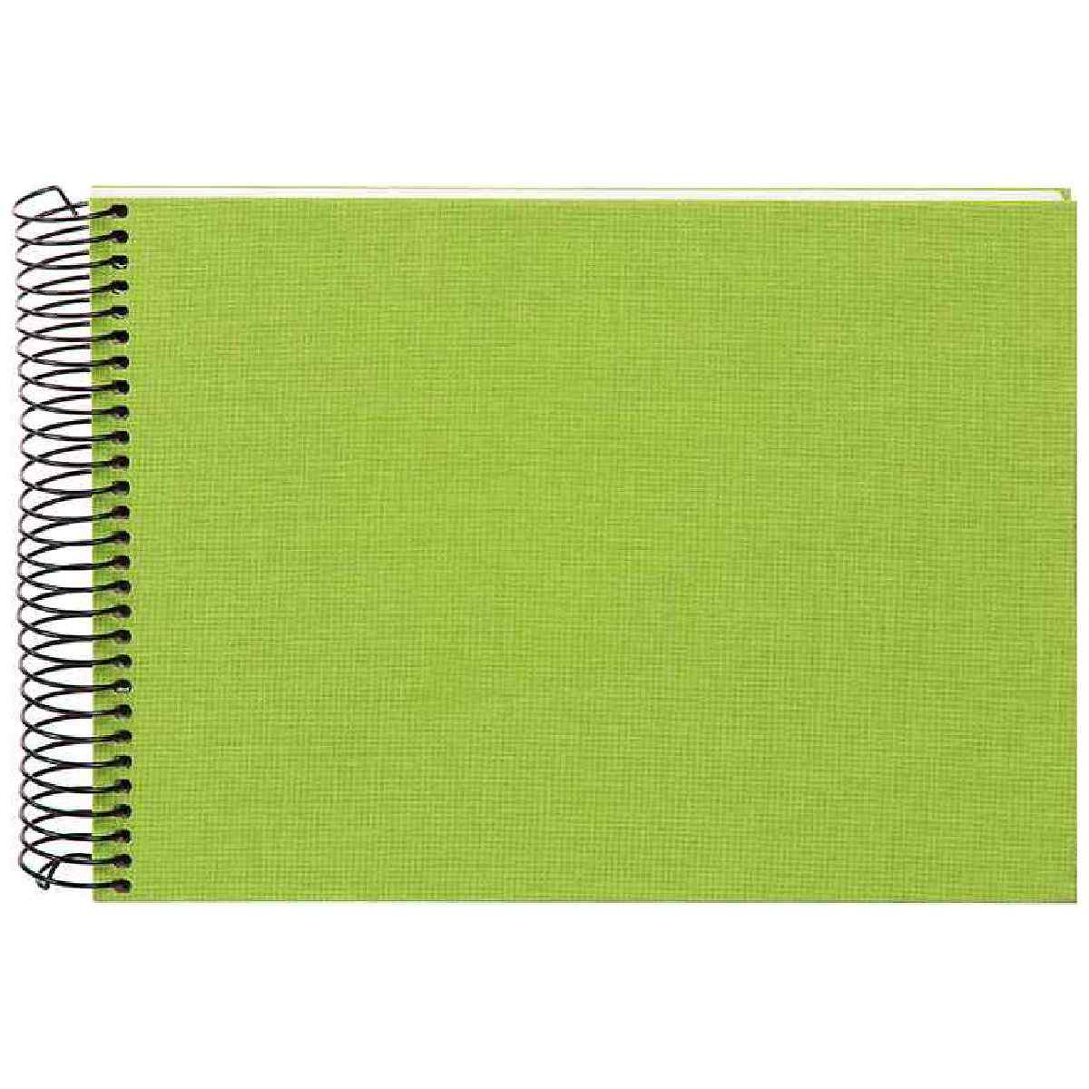 GOLDBUCH Spiralalbum Bella Vista 24x17 cm apfelgrün 40 weiße Seiten