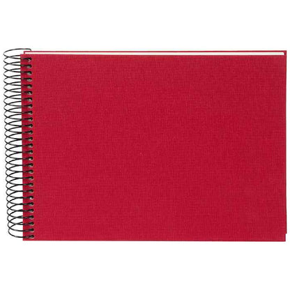 GOLDBUCH Spiralalbum Bella Vista 24x17 cm rot 40 weiße Seiten