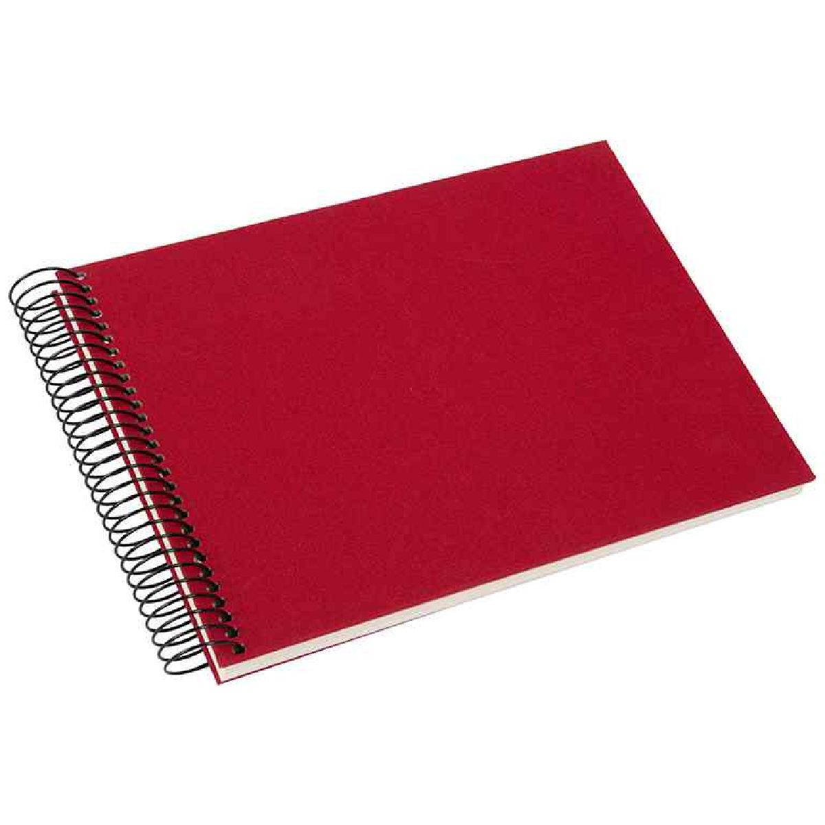GOLDBUCH Spiralalbum Bella Vista 24x17 cm rot 40 weiße Seiten
