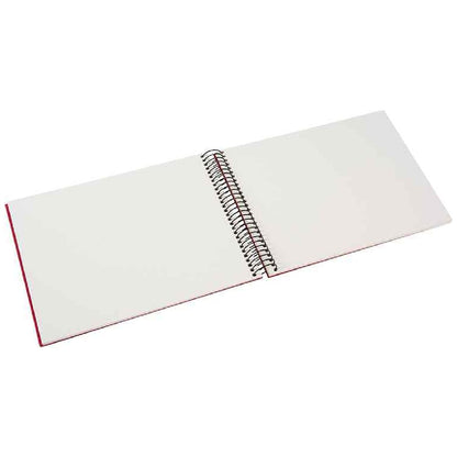 GOLDBUCH Spiralalbum Bella Vista 24x17 cm rot 40 weiße Seiten
