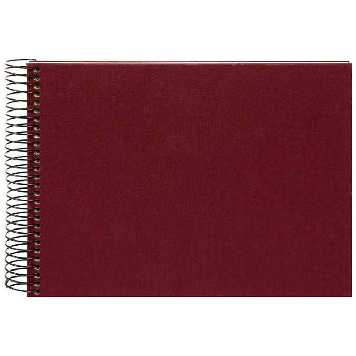 GOLDBUCH Spiralalbum Bella Vista 24x17 cm bordeaux 40 weiße Seiten