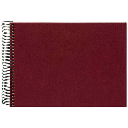 GOLDBUCH Spiralalbum Bella Vista 24x17 cm bordeaux 40 weiße Seiten